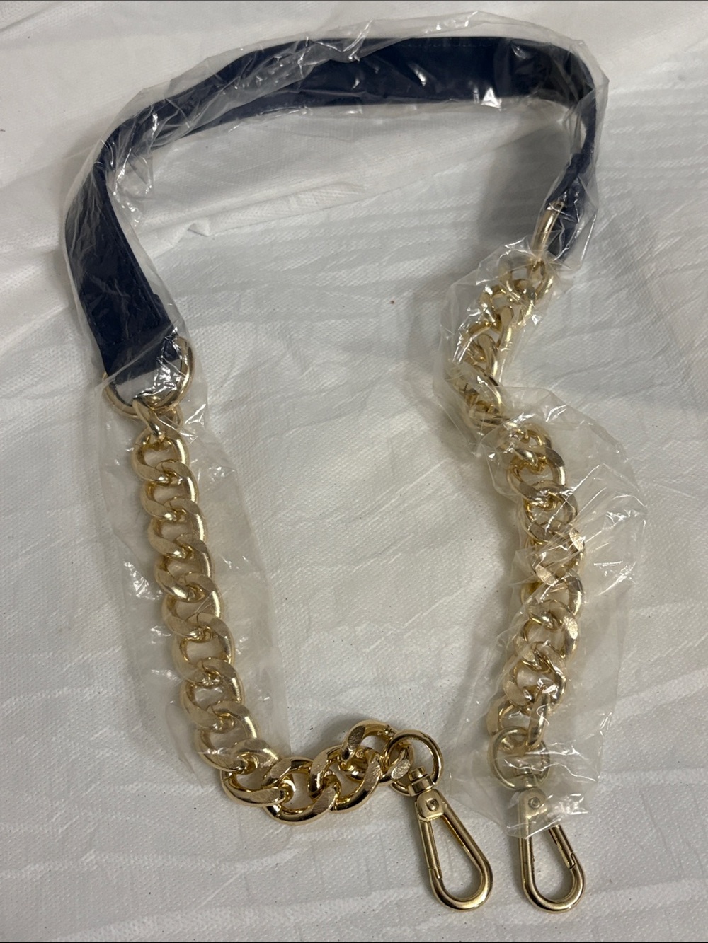 Blue & Gold Chain Strap